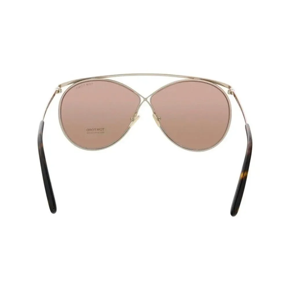 New Authentic Tom Ford Stevie FT0761/S 28Y Round Sunglasses